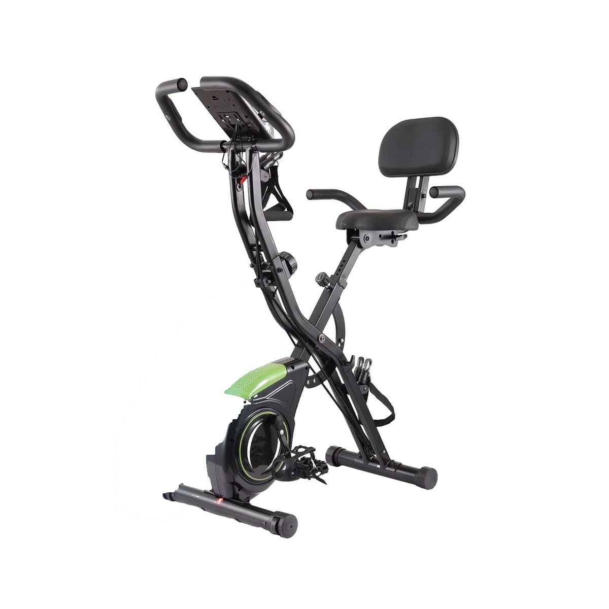 CityRide U2 upright exercise bike, three-quarter view